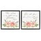 Stupell Industries Uplifting Faith Proverbs with Blooms 2pc Floating Frame Set By Marcus Prime